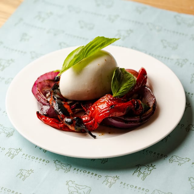MOZZARELLA DE BUFALA & NARDELLO PEPPER AGRODOLCE.