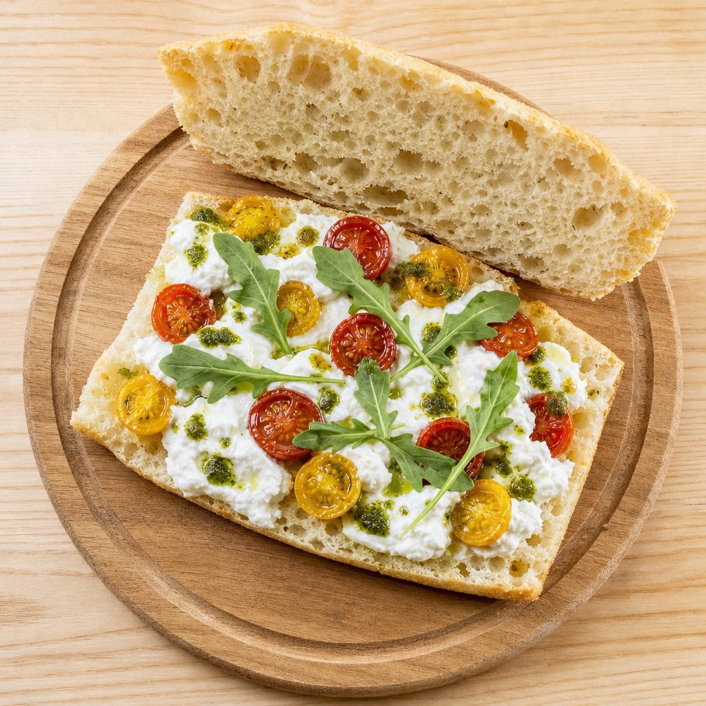 BURRATA FOCACCIA.