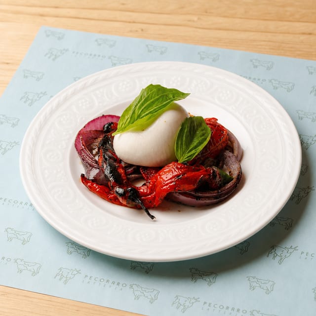 MOZZARELLA DE BUFALA & NARDELLO PEPPER AGRODOLCE.