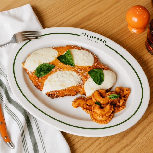 SPICY VODKA PARMIGIANA.