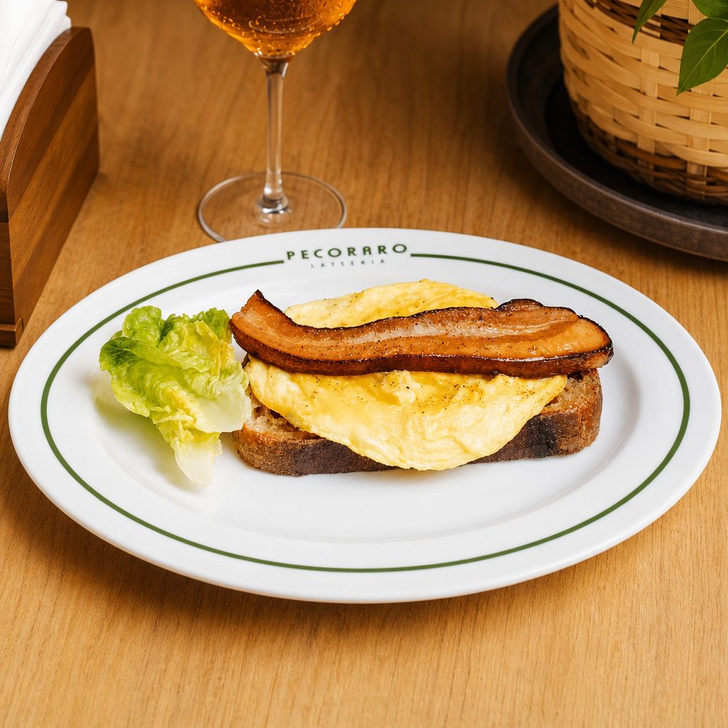 BACON & EGG TOAST.