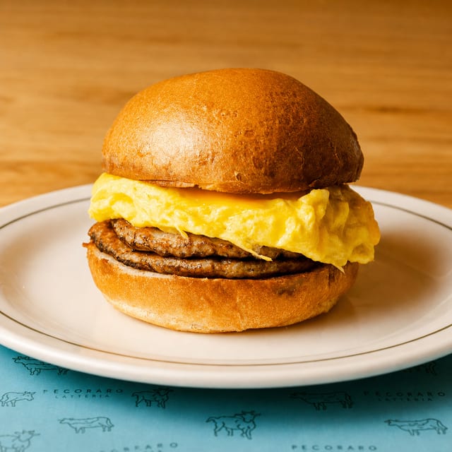 SAUSAGE EGG & CHEESE.