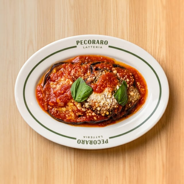 EGGPLANT PARMIGIANA.