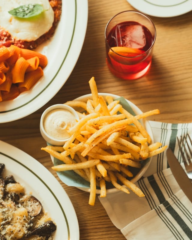 TUSCAN FRIES & SALSA BIANCA